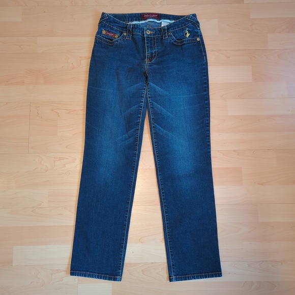 Baby Phat Y2K Low Rise Bling Pocket Straight Leg Jeans - Picture 2 of 15